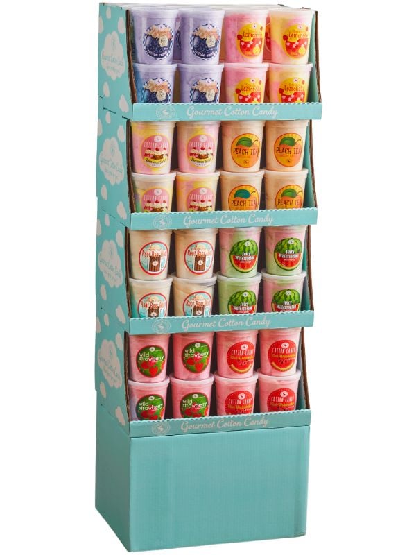 8 Variety cotton candy Shipper