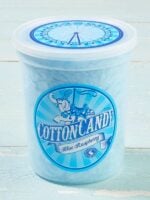 1 tub of Blue Raspberry Cotton Candy