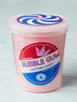 Tub of bubble gum cotton candy