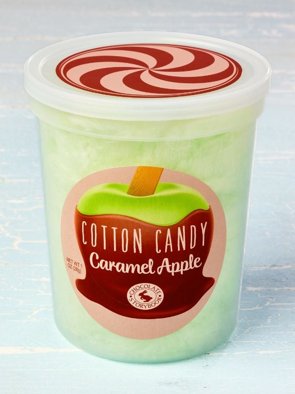 1 tub of caramel apple cotton candy