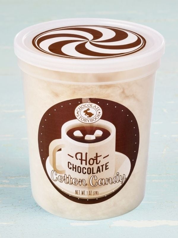 1 tub of Hot Chocolate Cotton Candy