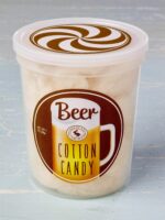 Tub of beer cotton candy