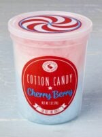 Tub of Cherry Berry cotton candy