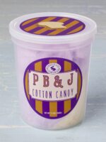tub of peanut butter & jelly cotton candy