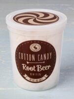 tub of root beer cotton candy