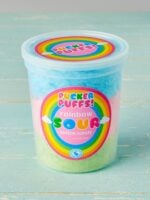 tub of Sour rainbow Cotton Candy