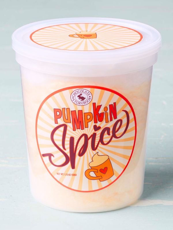 1 tub of Pumpkin Spice Cotton Candy