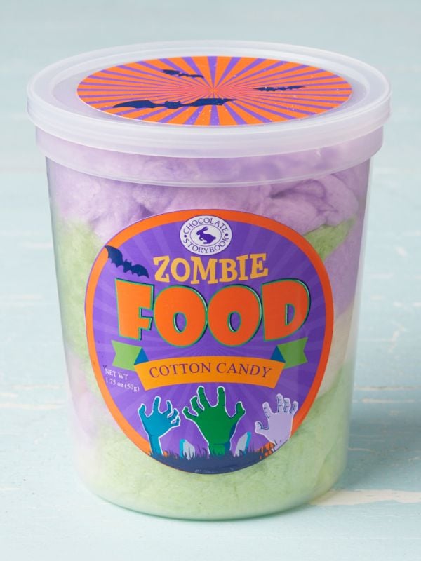 1 tub of Zombie Food Cotton Candy
