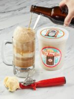 Root Beer Float Cotton Candy tub and Drink