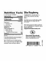Blue Raspberry Cotton Candy Ingredients label