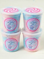 4 tubs of Cottontail Cotton Candy Fun Size