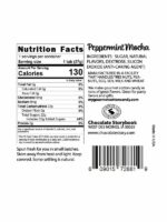 Peppermint Mocha Cotton Candy Ingredients & Nutrition label