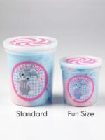 Standard & Fun Size Tub Example Sizes 2 tubs of cottontail cotton candy