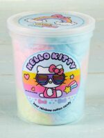 1 tub of Hello Kitty Sour Rainbow Cotton Candy