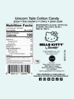 Hello Kitty Unicorn Tails Cotton Candy Nutrition & Ingredients Label