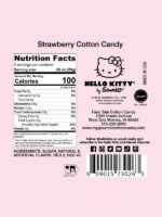 Hello Kitty Strawberry Cotton Candy Nutrition & Ingredients Label
