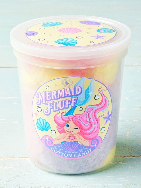1 tub of Mermaid Fluff Cotton Candy