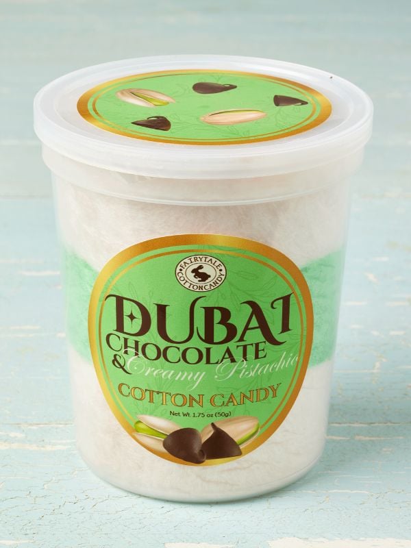 1 tub of Dubai Chocolate Cotton Candy