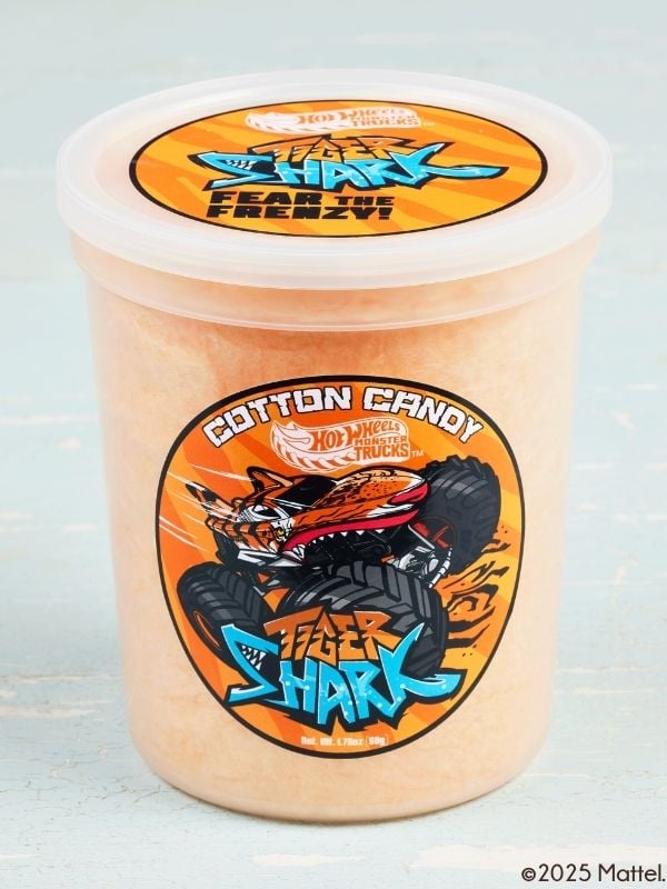 1 tub of Tiger Shark Cotton Candy Front