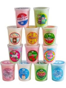 12 cotton candy tubs